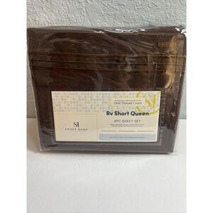 Sweet Home Collection 1800 Thread Count 4pc Queen set-Deep Pocket Sheet
